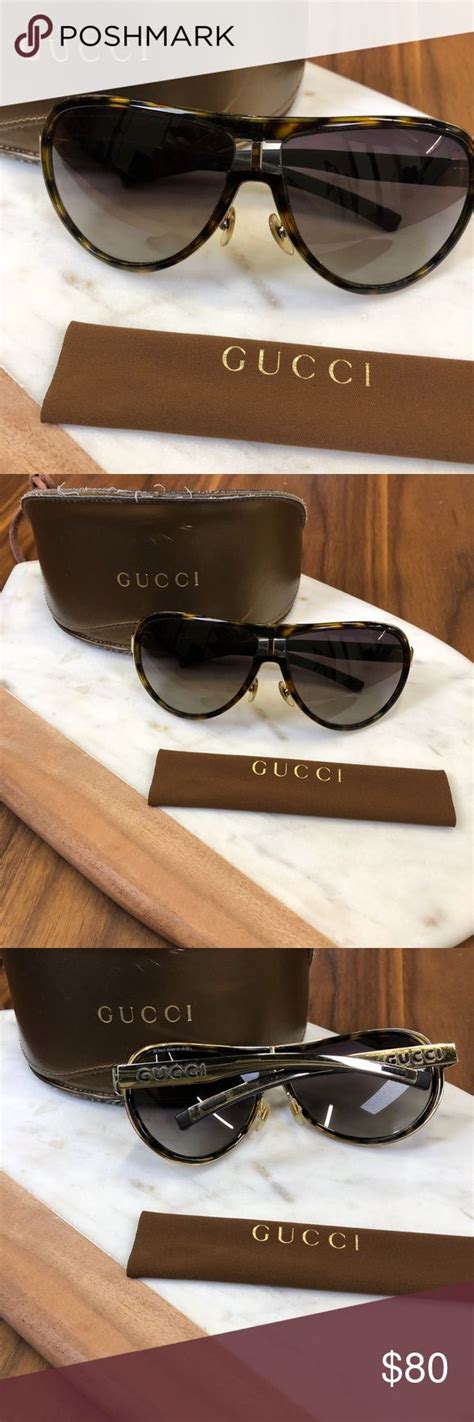 depop.com gucci print womens sunglasses|Gucci sunglasses! Comes with original case and..